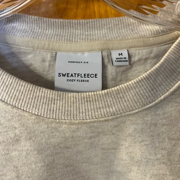 Cozy Sweatfleece Perfect Crew Sweatshirt - Picture 6 of 6